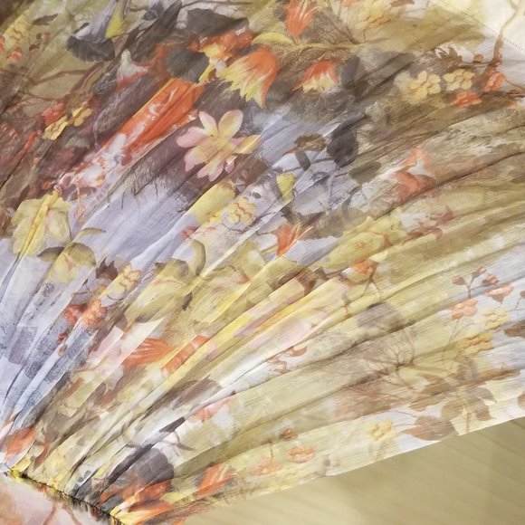 Philosophy Alberta FERRETTI floral chiffon dress S - Picture 11 of 16